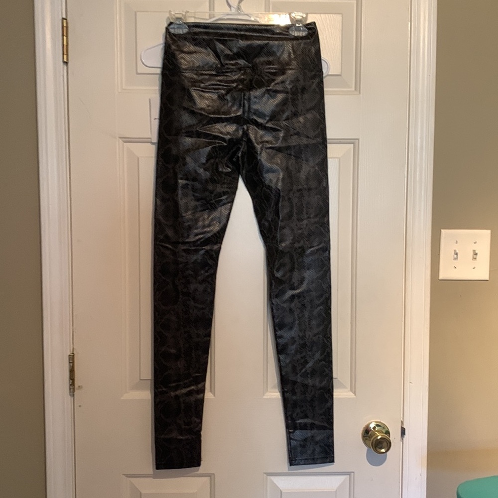 Nwt 7 For All Mankind Snake Python Print Faux Lea… - image 5